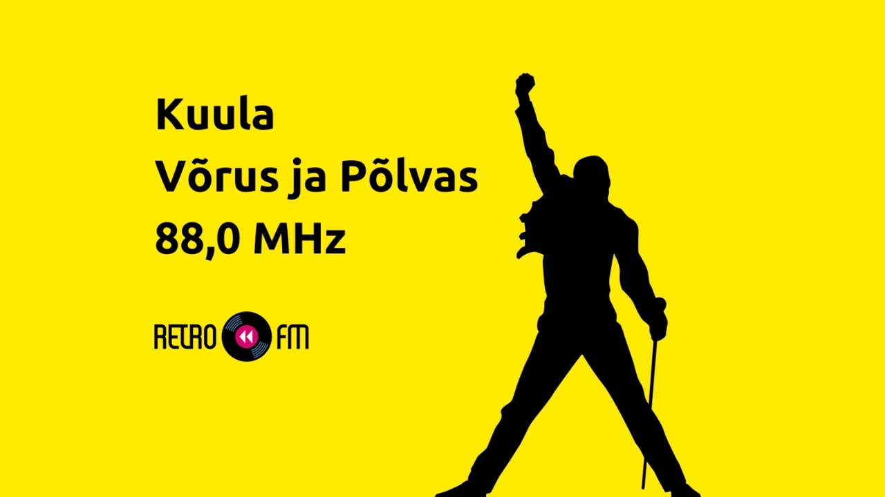 Retro FM Võrus ja Põlvas sagedusel 88,0 MHz